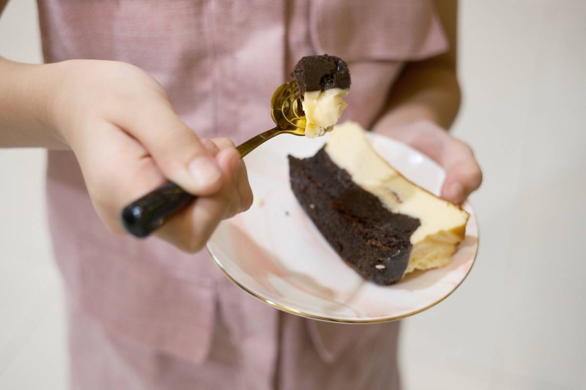 Brownie Burnt Cheese Cake