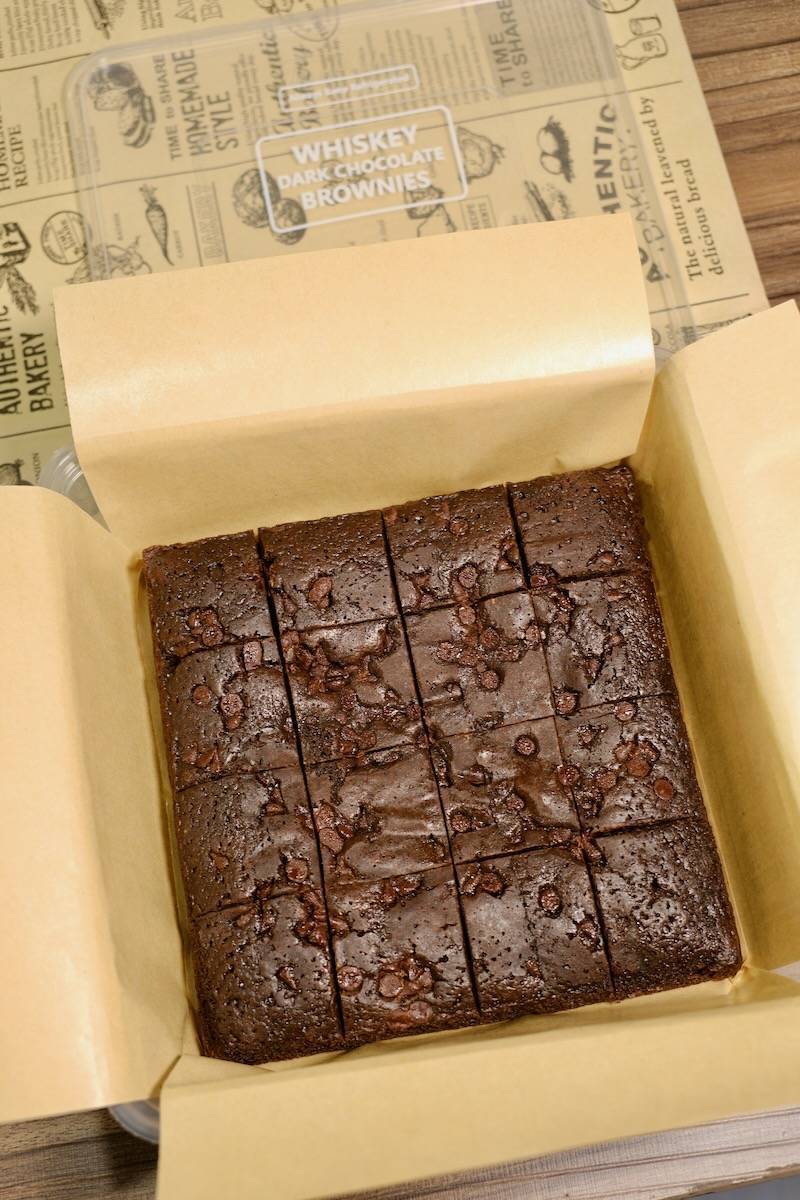 Signature (Whiskey) Dark Chocolate Brownies