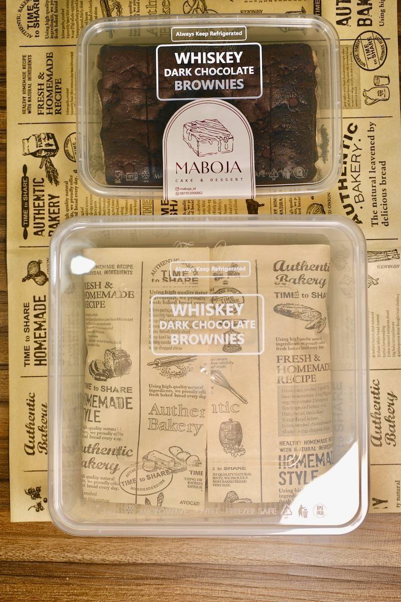 Signature (Whiskey) Dark Chocolate Brownies